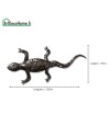 Lézard sculpture métallique 150x70x10cm