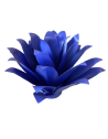 Fleur azur sculpture métallique