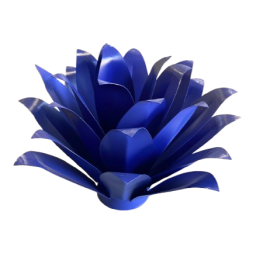 Fleur azur sculpture...