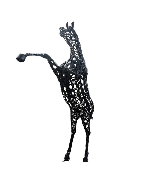 Cheval cabré sculpture métallique 320x90x150cm