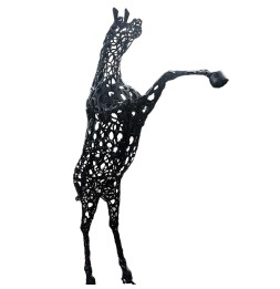 Cheval cabré sculpture métallique 320x90x150cm