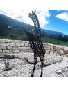 Cheval cabré sculpture métallique 320x90x150cm
