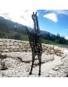 Cheval cabré sculpture métallique 320x90x150cm