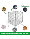 Gabion 50x50x50 cm (remplie)