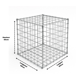 Gabion 50x50x50 cm (vide)
