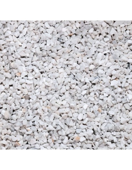 Concassé blanc carrare en Bigbag 1T