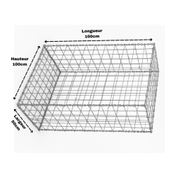 Gabion 100x50x100 cm (vide)