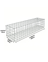 Gabion 200x50x50 cm (remplie)