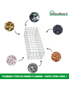 Gabion 200x100x50 cm (remplie)