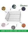 Gabion 100x100x50 cm (remplie)