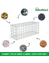 Gabion 100x25x50 cm (remplie)