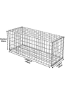 Gabion 150x50x50 cm (vide)