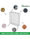 Gabion 100x25x100 cm (remplie)