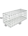 Gabion 150x100x100 cm (vide)